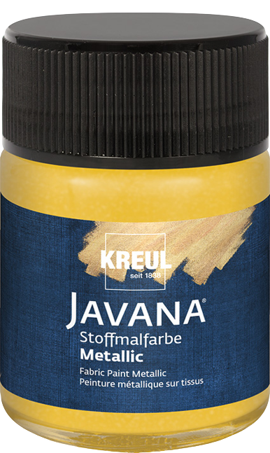 Barva na světlý a tmavý textil Javana Metallic Kreul 50 ml