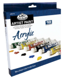 Akrylové barvy Royal Langnickel - 18x21 ml