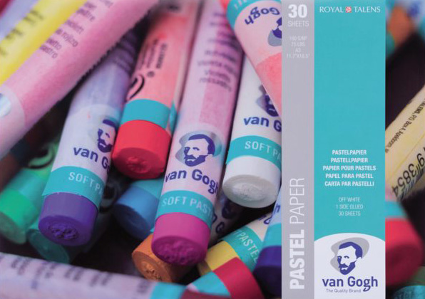 Blok pro suchý pastel Van Gogh A4, 160g, 30 listů