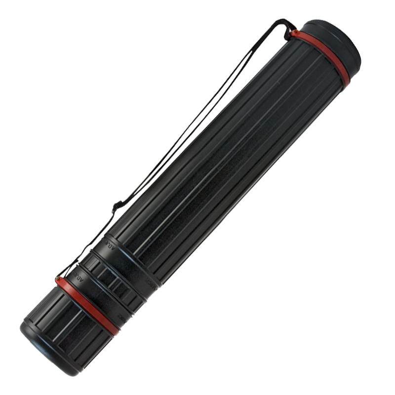 Plastový tubus LENIAR 60-100cm/10,5cm - černý