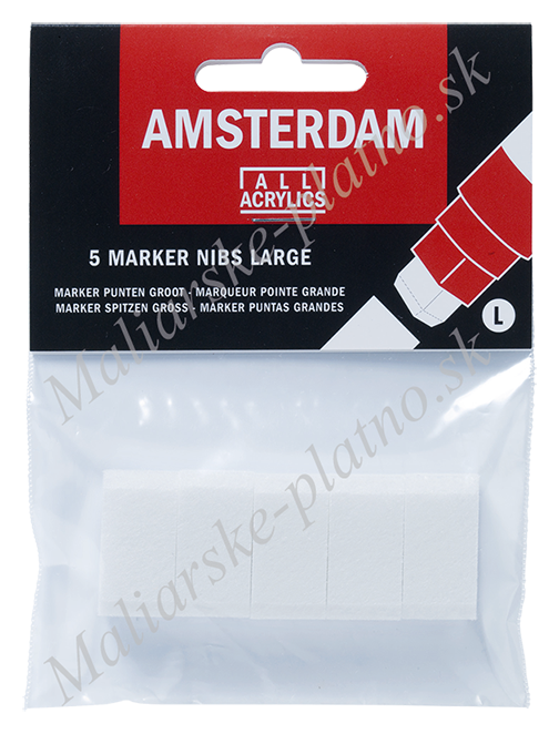 AMSTERDAM Marker - náhradní hrot 15 mm 5 ks