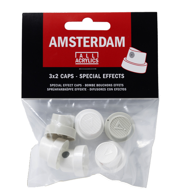 AMSTERDAM Spray Paint - náhradní trysky Special Effects (6ks)