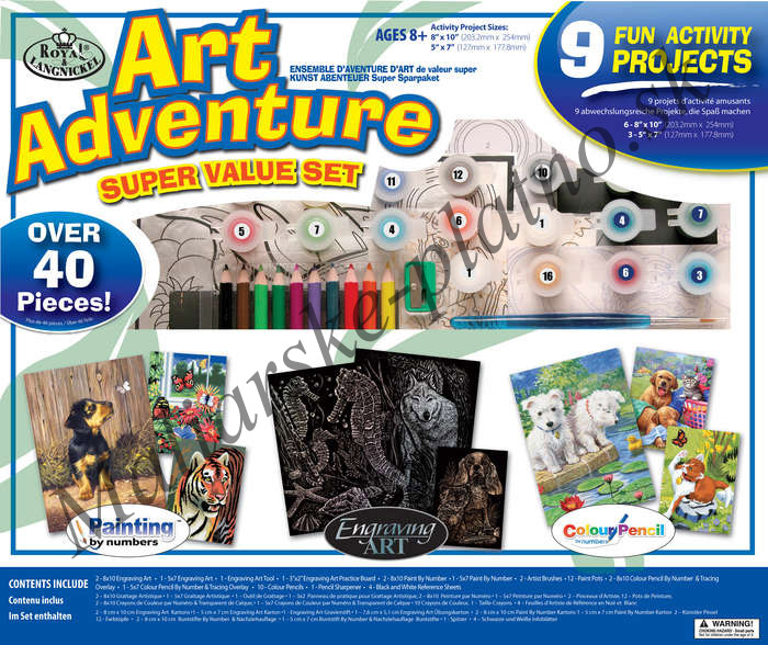 Kreatívna sada na tvoření Art Adventure- Bíla