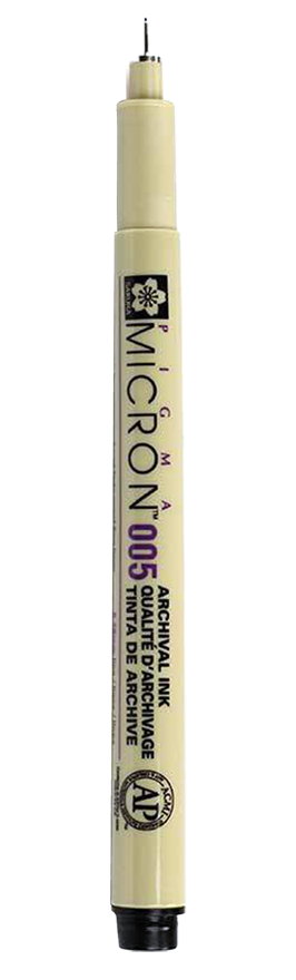 Technické pero SAKURA Pigma® Micron 005 - 0,2 mm černé