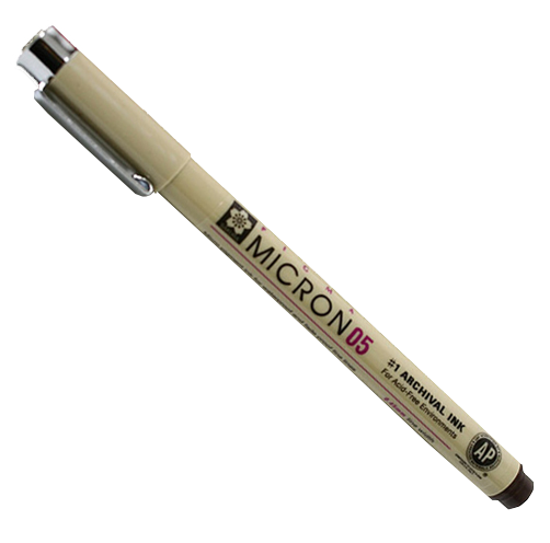Technické pero SAKURA Pigma Micron® SEPIA - rôzne veľkosti