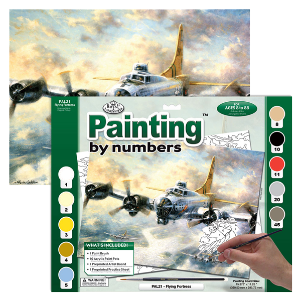 Malování podle čísel - Letíci jednotky