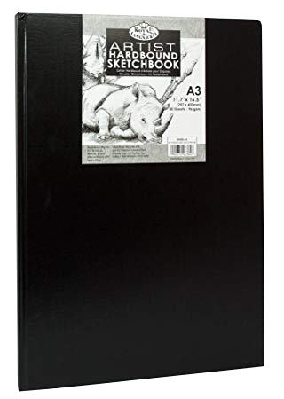 Royal Langnickel black sketch book - A3, 80 listov - RHSB-A3