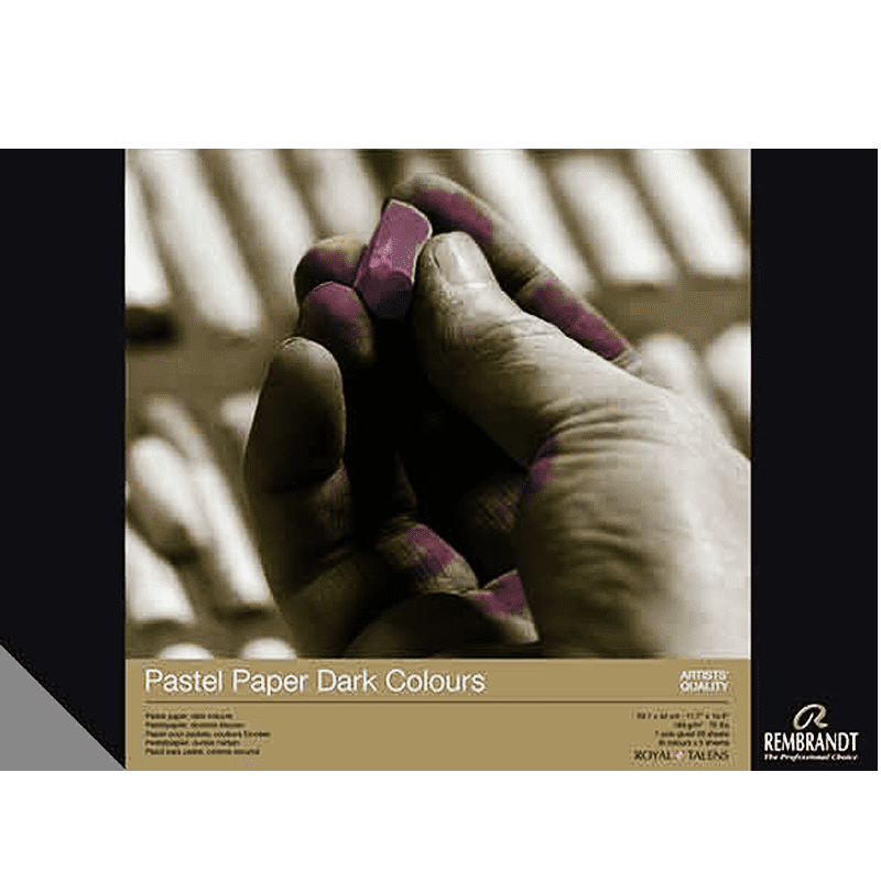 Blok pro pastely rembrandt - 30 listů - Tmavé barvy
