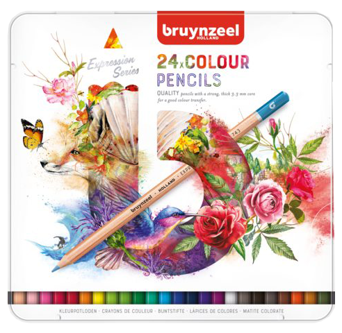 Sada barevných tužek Bruynzeel Expression - sada 24ks