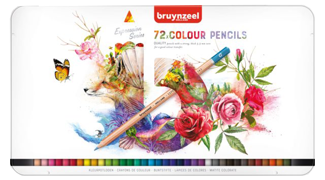 Sada barevných tužek Bruynzeel Expression - sada 72ks