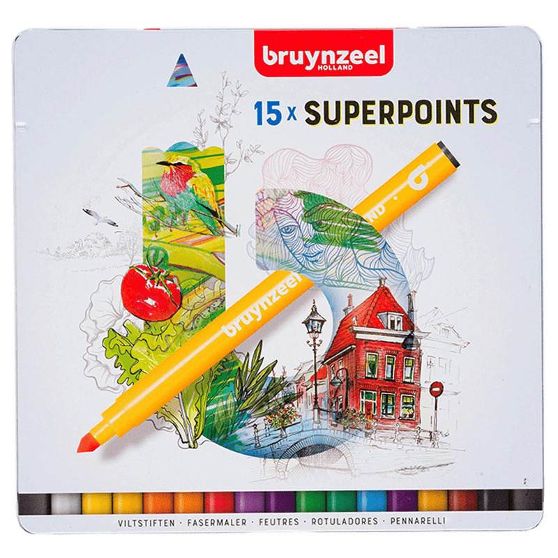 Fixy Bruynzeel Superpoints - sada 15ks
