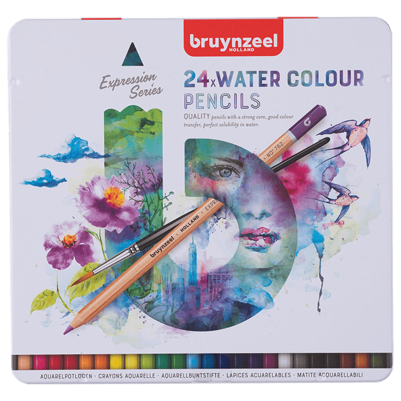 Sada akvarelových tužek Bruynzeel Expression - 24ks