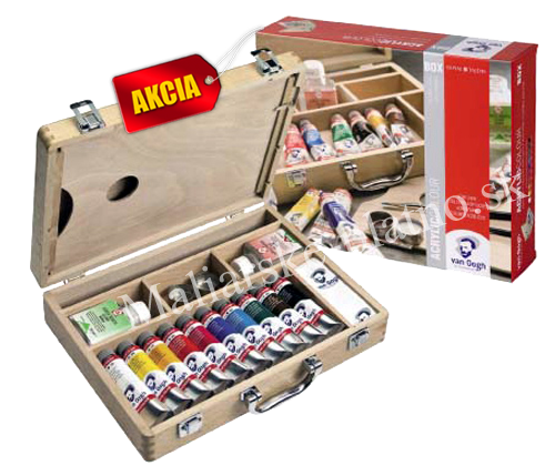 Akrylové barvy Van Gogh Základní box 10x40 ml