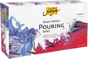 Pouring set pripravený na použitie Kreul Solo Goya - 6x80 ml