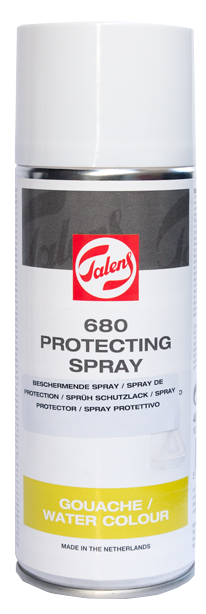 Ochranný sprej pro akvarel, kvaš a tuš 680 - 400 ml