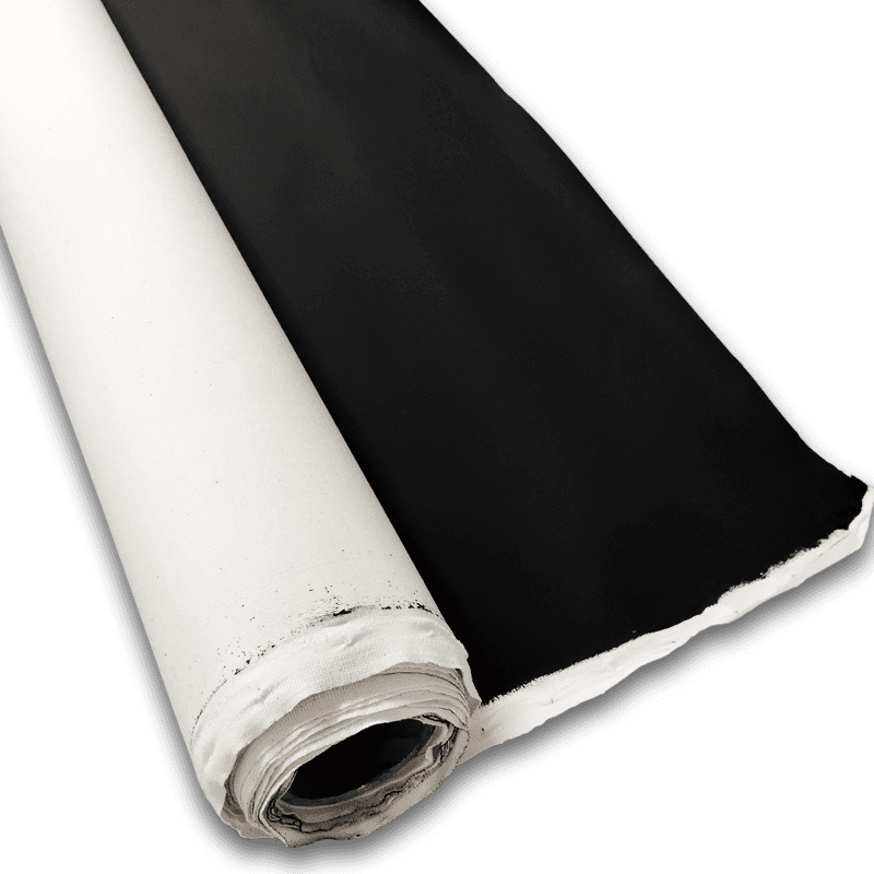 Černé bavlnené malířske plátno na rolce/ rola (2,10 x 10m)