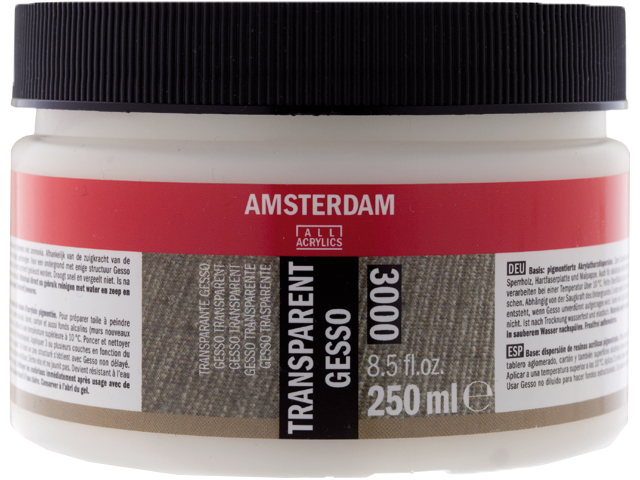 Amsterdam Transparentní Gesso 3000 - 250 ml