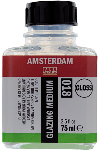 Amsterdam skleněné médium pro akryl lesklé 018 - 75 ml