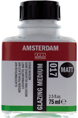 Amsterdam skleněné médium pro akryl matné 017 - 75 ml