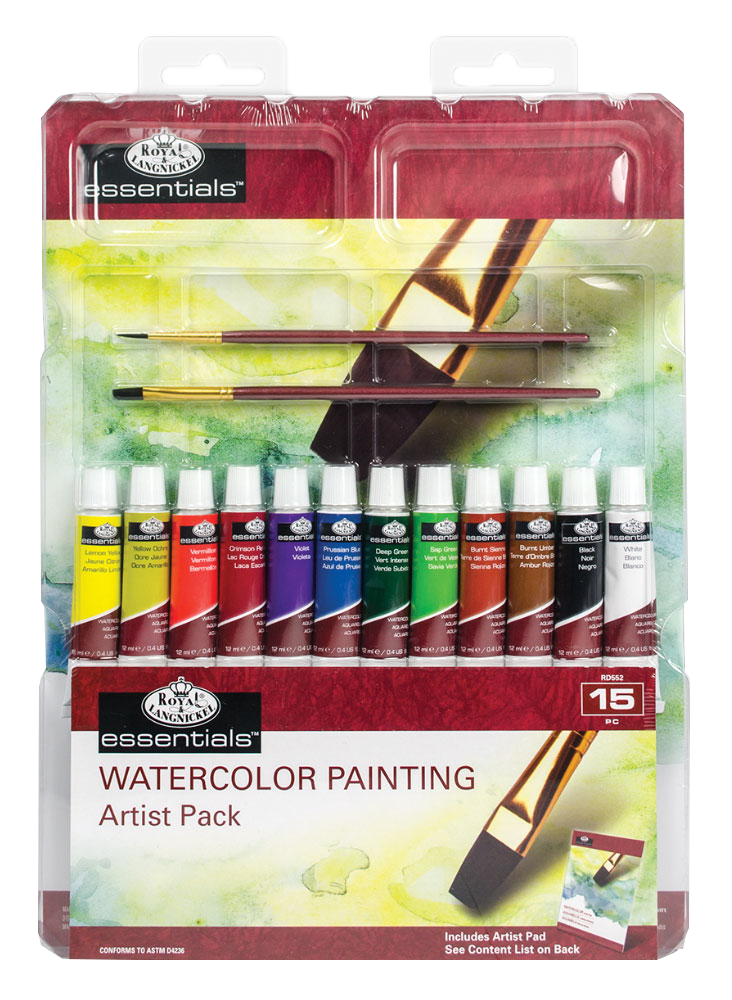 Akvarelový blok s barvami Royal Langnickel