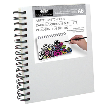 Royal & Langnickel Canvas sketch book - A6, 80 listů