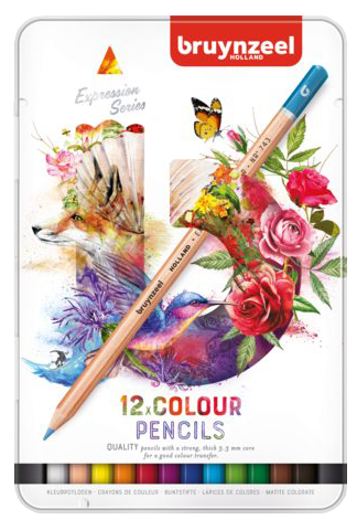 Sada barevných tužek Bruynzeel Expression - sada 12ks