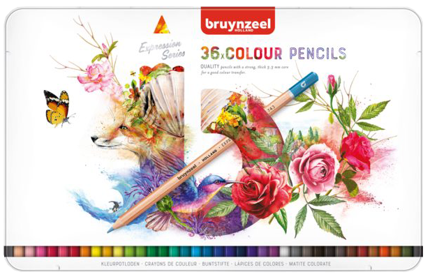 Sada barevných tužek Bruynzeel Expression - sada 36ks