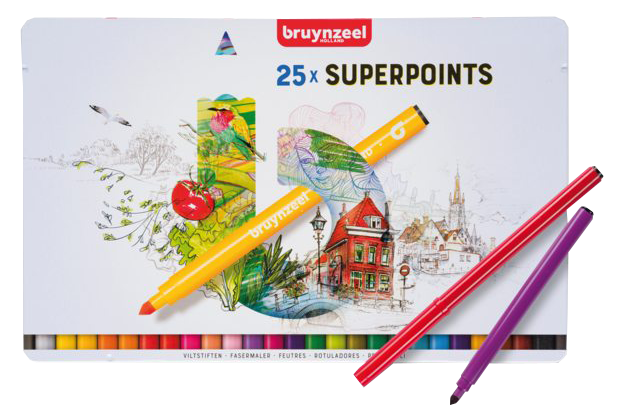 Fixy Bruynzeel Superpoints - sada 25ks