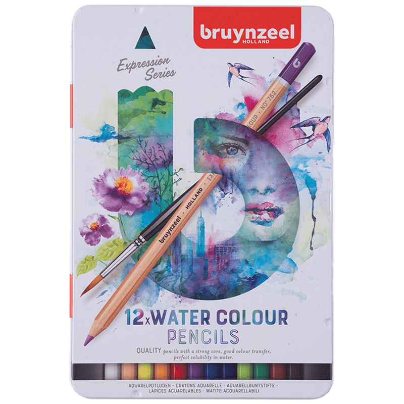 Sada akvarelových tužek Bruynzeel Expression - 12ks