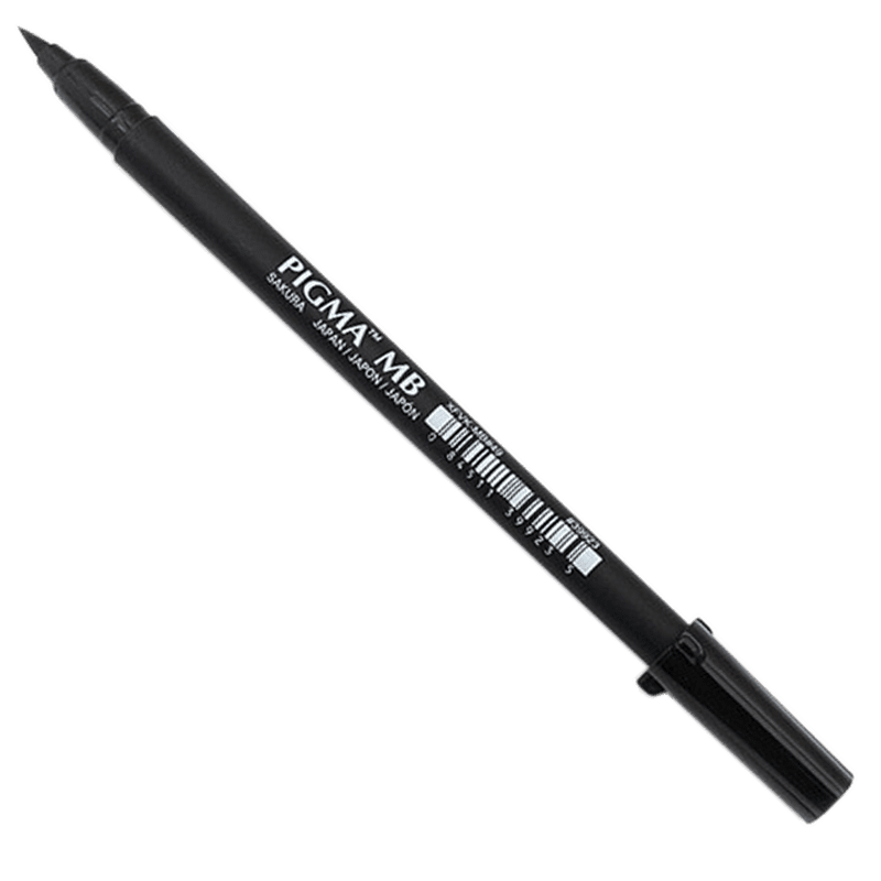 Sakura Pigma Brushpen - Medium Black - Střední Brushpen