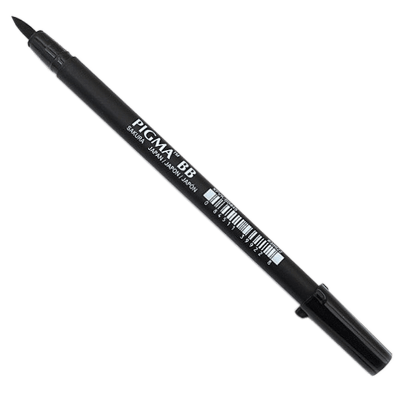 Sakura Pigma Brushpen - Bold Black - Hrubý Brushpen