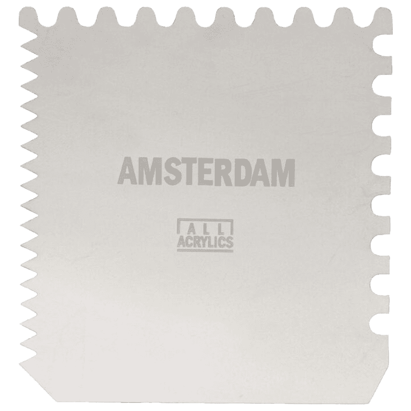 Amsterdam kovová škrabka 10 x 10 cm