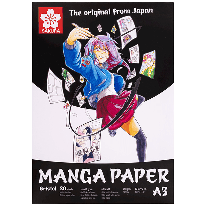 Manga sketch book - A3, 20 listů