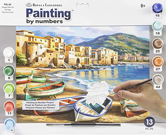 Malování podle čísel - Městská pláž