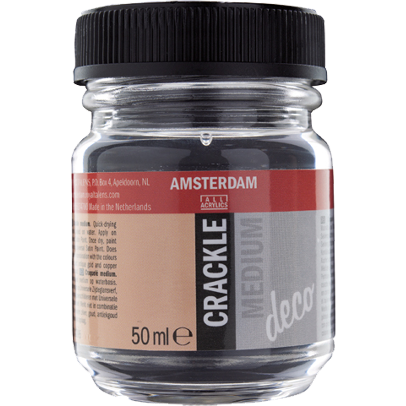 Amsterdam Crackle medium - efekt popraskané barvy 50 ml