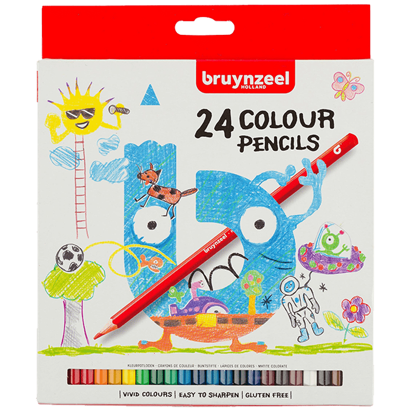 Barevné tužky pro děti Bruynzeel - set 24ks