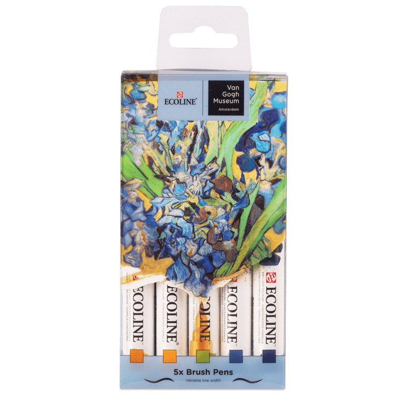 Akvarelové pera Ecoline - Irises - série Van Gogh Museum