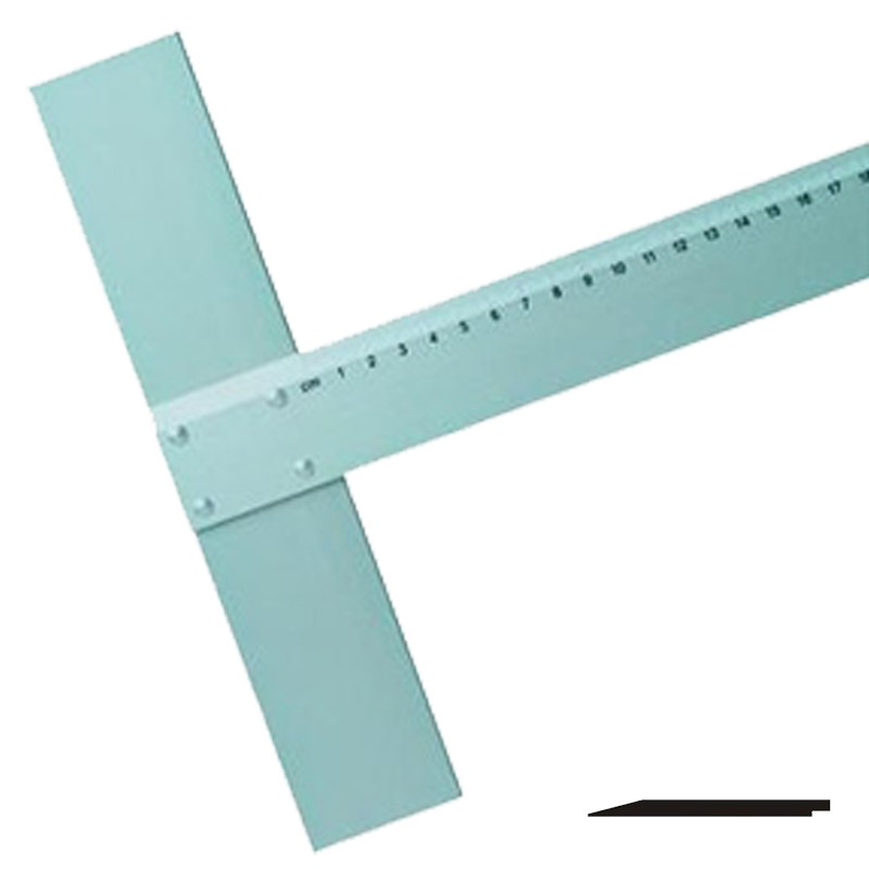 Hliníkové pravítko s T-profilem LENIAR - 100 cm