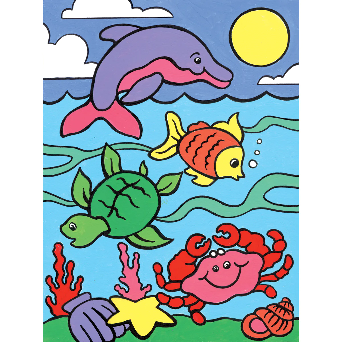 Royal & Langnickel malování podle čísel pro děti - Mořská zvířata