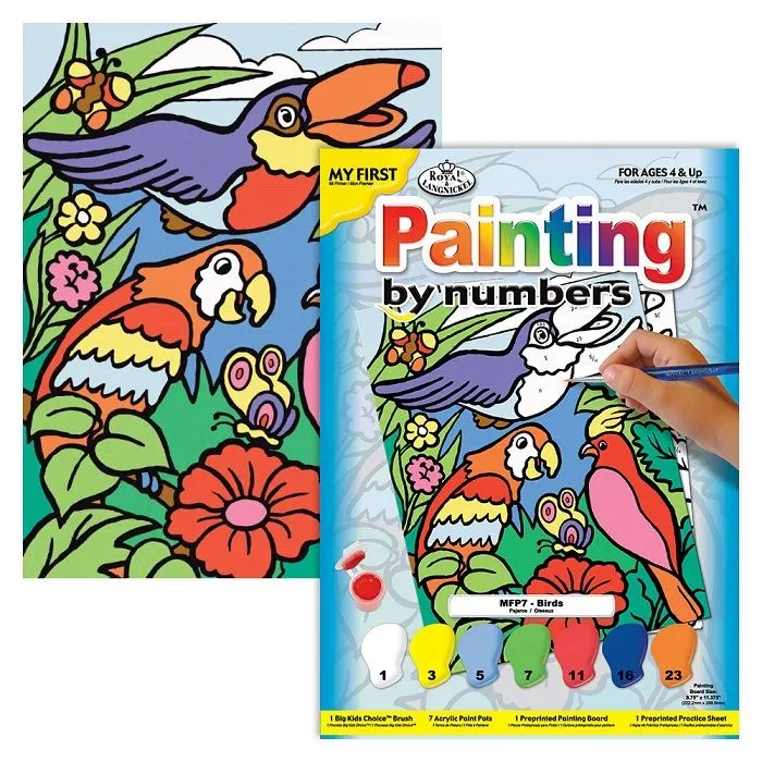 Royal & Langnickel malování podle čísel pro děti - Ptáci