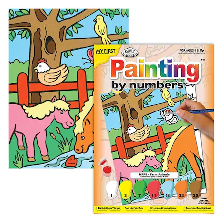 Royal & Langnickel malování podle čísel pro děti - Zvířata na farmě