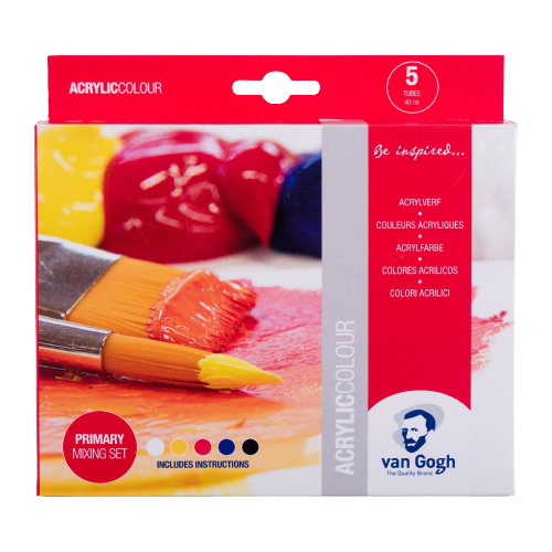 Akrylové barvy Van Gogh Primary mixing set 5x40 ml 