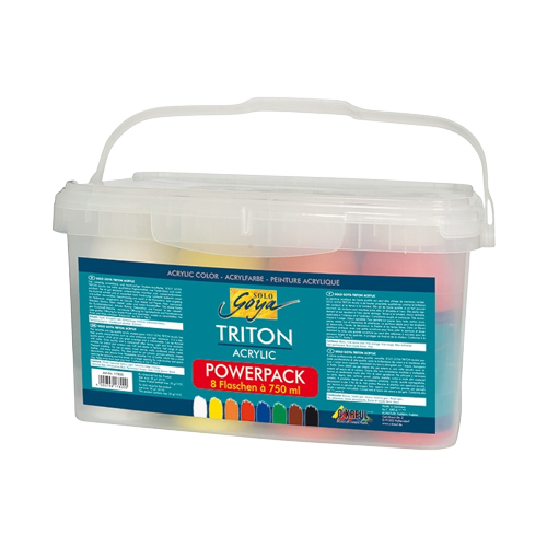 Akrylové barvy Kreul Solo Goya Triton / sada 8 x 750 ml