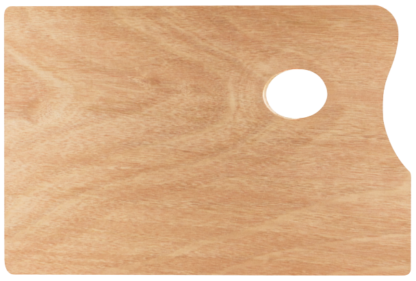 Kreul Solo goya dřevěná obdélníková paleta 20x30cm