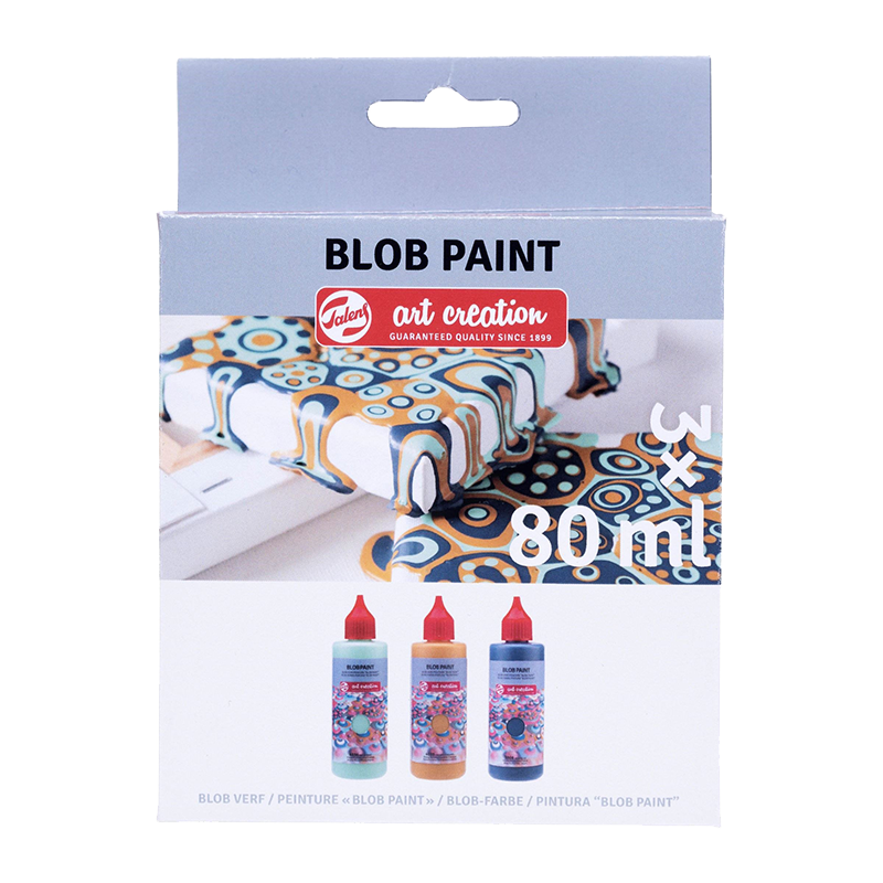 Sada barev Art Creation Blob Paint Mint - 3 x 80 ml