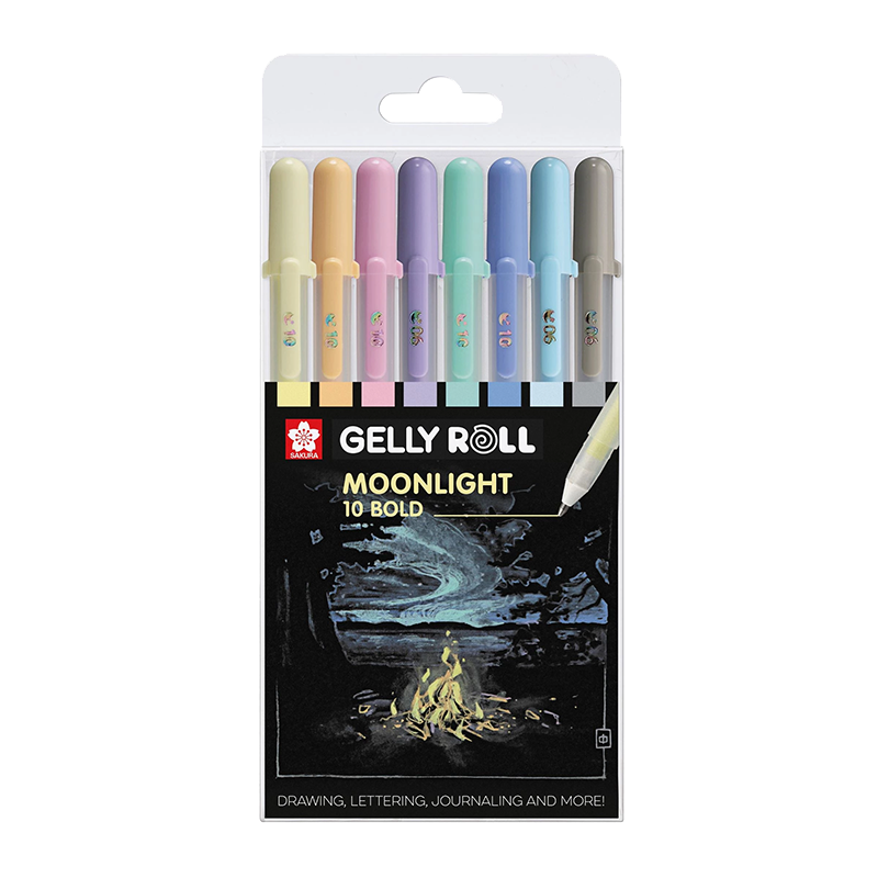 Sakura Gelly Roll Moonlight Pastelová sada 8 ks