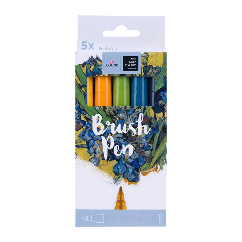 Ecoline Brush Pen sada Van Gogh Museum - 5 barev