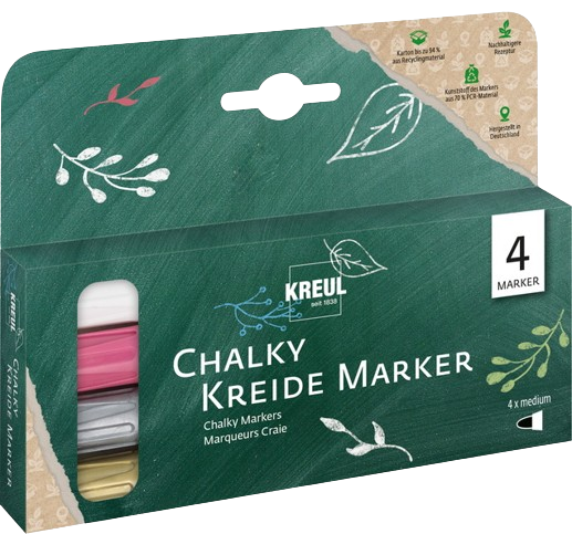 Kreul sada křídových markerů Chalk-4ks