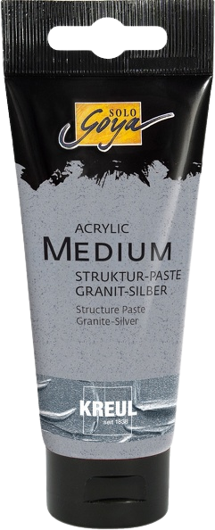 Kreul Strukturovací pasta Solo Goya Granite-Silver 100 ml