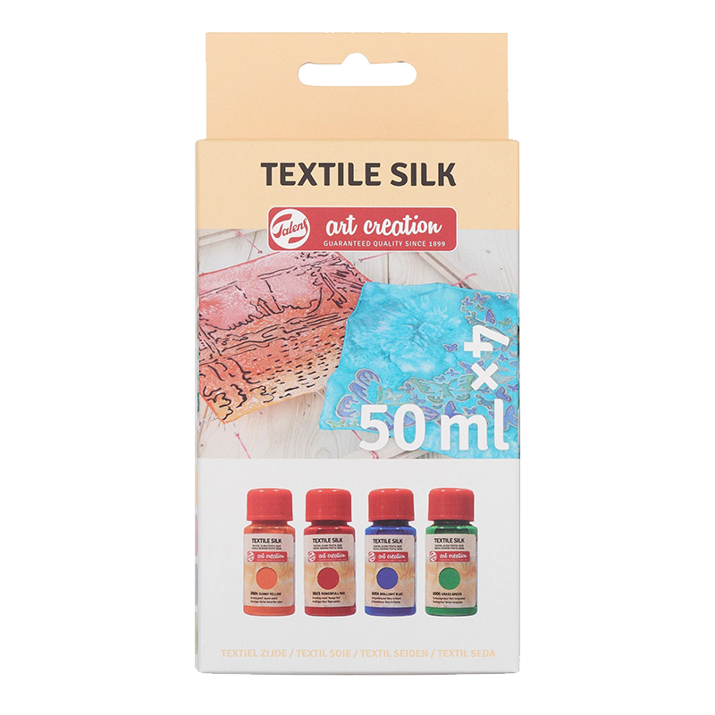 Art Creation Textile Silk sada Basic - 4x50 ml